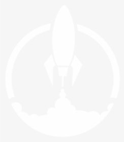 The Launch Room Logo Icon White Small - Emblem, HD Png Download, Free Download