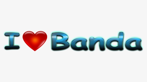 Banda Love Name Heart Design Png - Graphic Design, Transparent Png, Free Download