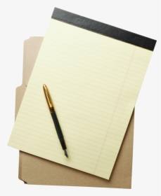 Paper Notepad Knife - Блокнот И Ручка Пнг, HD Png Download, Free Download