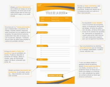 Descripcion Oferta - Brochure, HD Png Download, Free Download