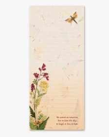 Dragonfly Garden Dweller Notepad Image - Illustration, HD Png Download, Free Download