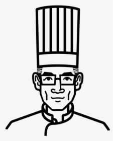 Baker Drawing Executive Chef - Illustration, HD Png Download, Free Download