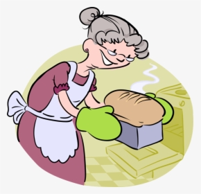 Baker Clipart Baking Bread - Baking Bread Clipart, HD Png Download, Free Download