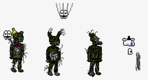 Withered Spring-ennard ,endy, Renard , Png Download - Cartoon, Transparent Png, Free Download