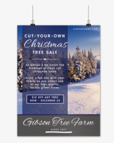 Christmas Tree Sale Poster Template Preview - Banner, HD Png Download, Free Download