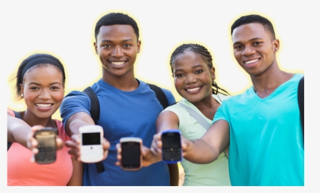 African College Students Png , Png Download - College Students On Phones, Transparent Png, Free Download