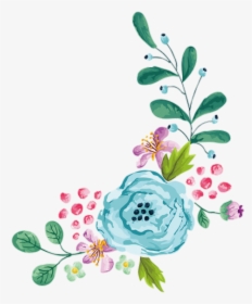 #flower #flowers #floral #roses #rose #designs #design - Flower Border Transparent Background, HD Png Download, Free Download