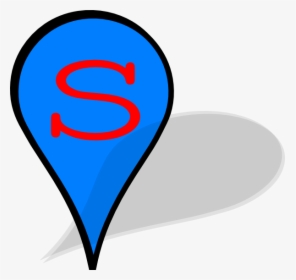 Pin Clip Art At Clkercom Vector Online Royalty Free - Blue Pin Google Maps, HD Png Download, Free Download