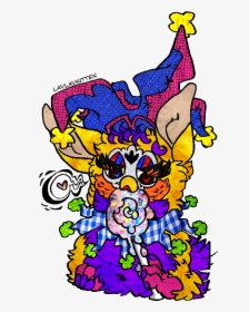 A Glorious Picture Of @rnother-hen"s Jester Furby Trix - Jester Furby, HD Png Download, Free Download