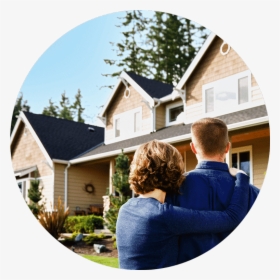 Couple Buys A Home - Family Saying Goodbye To House, HD Png Download, Free Download