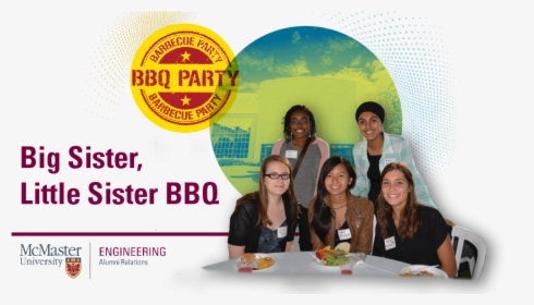 Big Sister / Little Sister Bbq - Table, HD Png Download, Free Download