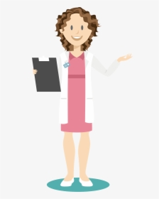 Woman Clip Art - Woman Transparent Transparent Background Doctor Clipart, HD Png Download, Free Download