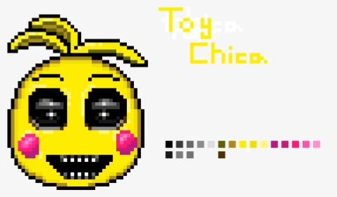 Toy Chica Fnaf Pixel Art, HD Png Download, Free Download