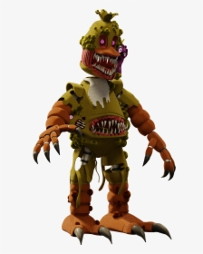 Fnaf Sfm Twisted Chica, HD Png Download, Free Download