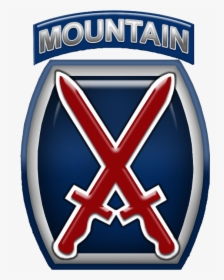 C:\users\gary Laptop\pictures\10mtn-gloss - 10th Mountain Division Logo, HD Png Download, Free Download