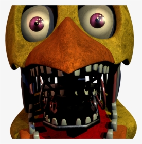 Fnaf 2 Withered Chica Jumpscare , Png Download - Fnaf 2 Withered Chica Jumpscare, Transparent Png, Free Download
