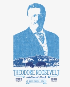 T-shirt Design By Mancamoes For Theodore Roosevelt - Poster, HD Png Download, Free Download