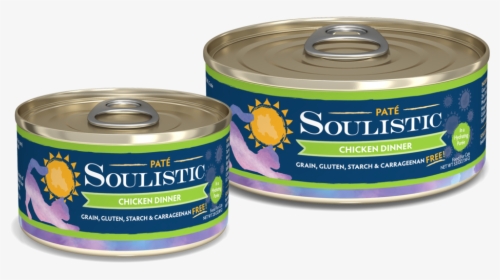 Soulistic Pates Chicken Lg Sm Cans V1r1 - Soulistic Tuna And Salmon, HD Png Download, Free Download