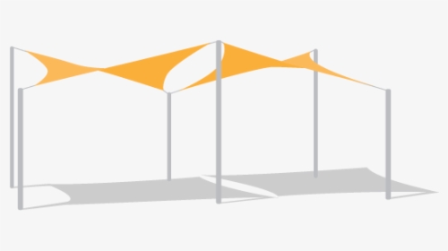 Custom Shade Sail Structures - Canopy, HD Png Download, Free Download