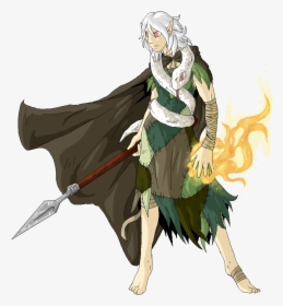 The Elven Druid - White Hair Elf Druid, HD Png Download, Free Download