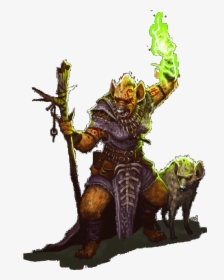 Gnoll Druid Character Portraits, Fantasy Creatures, - D&d Gnoll Character Portrait, HD Png Download, Free Download