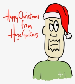 Happy Christmas From Gerry At Haze Guitars - Cartoon, HD Png Download, Free Download
