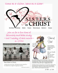 Secret Sisters , Png Download - Love You Sister In Christ, Transparent Png, Free Download