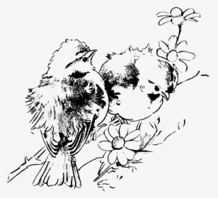 Chickadees Tlc Pinterest Stamps - Illustration, HD Png Download, Free Download