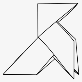 Pajarita Origami Png, Transparent Png, Free Download