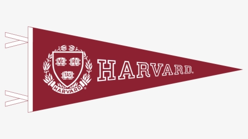 Harvard Pennant With Seal - Emblem, HD Png Download - kindpng