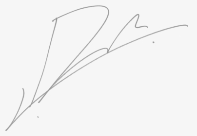 Kang Daniel"s Signature - Line Art, HD Png Download, Free Download