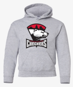 Charlotte Checkers Youth Pullover Hoodie - T-shirt, HD Png Download, Free Download