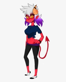 Demon Succubus Punk - Cartoon, HD Png Download, Free Download