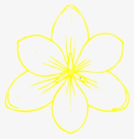 Yellow Clip Art At - Yellow Vector Flower Png, Transparent Png, Free Download