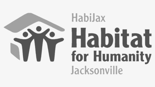 All Client Logos Bw 0021 Habitat Jax - Graphic Design, HD Png Download, Free Download