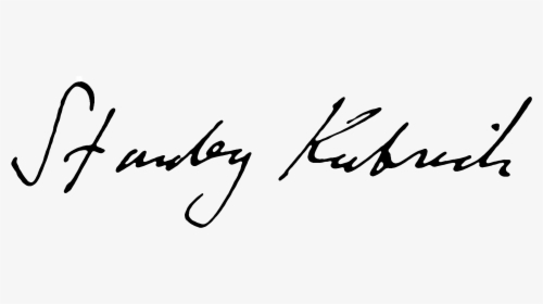 Stanley Kubrick Signature - Stanley Kubrick Signature Png, Transparent Png, Free Download