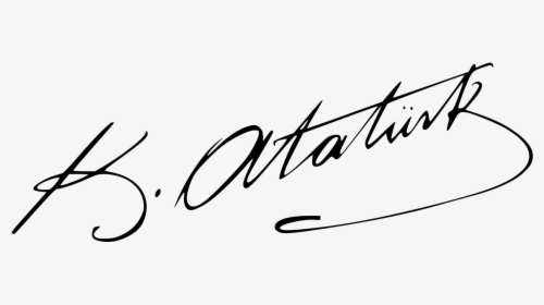Transparent Atatürk Png - Ataturk Signature, Png Download, Free Download