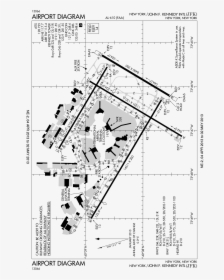 Kjfk Airport Diagram, HD Png Download, Free Download