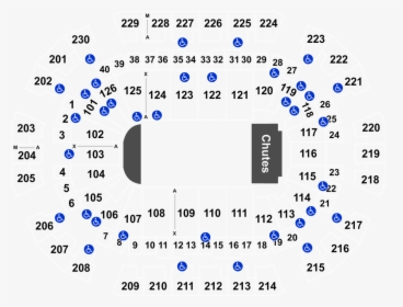 Target Center Seating Map, HD Png Download, Free Download