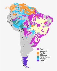 South America Native Map, HD Png Download, Free Download