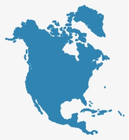 North America Map Guatemala , Png Download - North America Map Shape, Transparent Png, Free Download