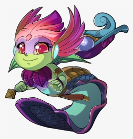 Clip Freeuse Stock River Spirit Nami Imgur - Chibi League Of Legends Nami, HD Png Download, Free Download