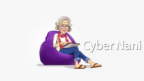 Cyber Nani - Sitting, HD Png Download, Free Download