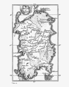 Old Map Of Sardinia , Png Download - Old Map Of Sardinia, Transparent Png, Free Download