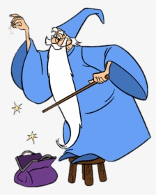 Merlin Adding Some Magic To His Bag - Merlin Png, Transparent Png, Free Download