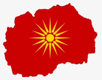 Flag-map Of Macedonia - Capital City Of Macedonia Map, HD Png Download, Free Download