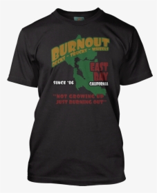 Green Day Inspired Burnout T-shirt - Red Firelight, HD Png Download, Free Download