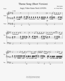 Avgn Theme Sheet Music Piano Hd Png Download Kindpng - angry video game nerd theme song roblox