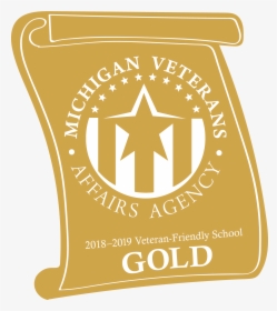 Military Friendly Gold Badge - Michigan Veterans Affairs Agency, HD Png Download, Free Download