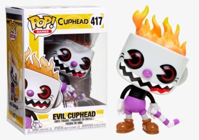 Evil Cuphead Us Exclusive Pop Vinyl Figure - Evil Cuphead Funko Pop, HD Png Download, Free Download